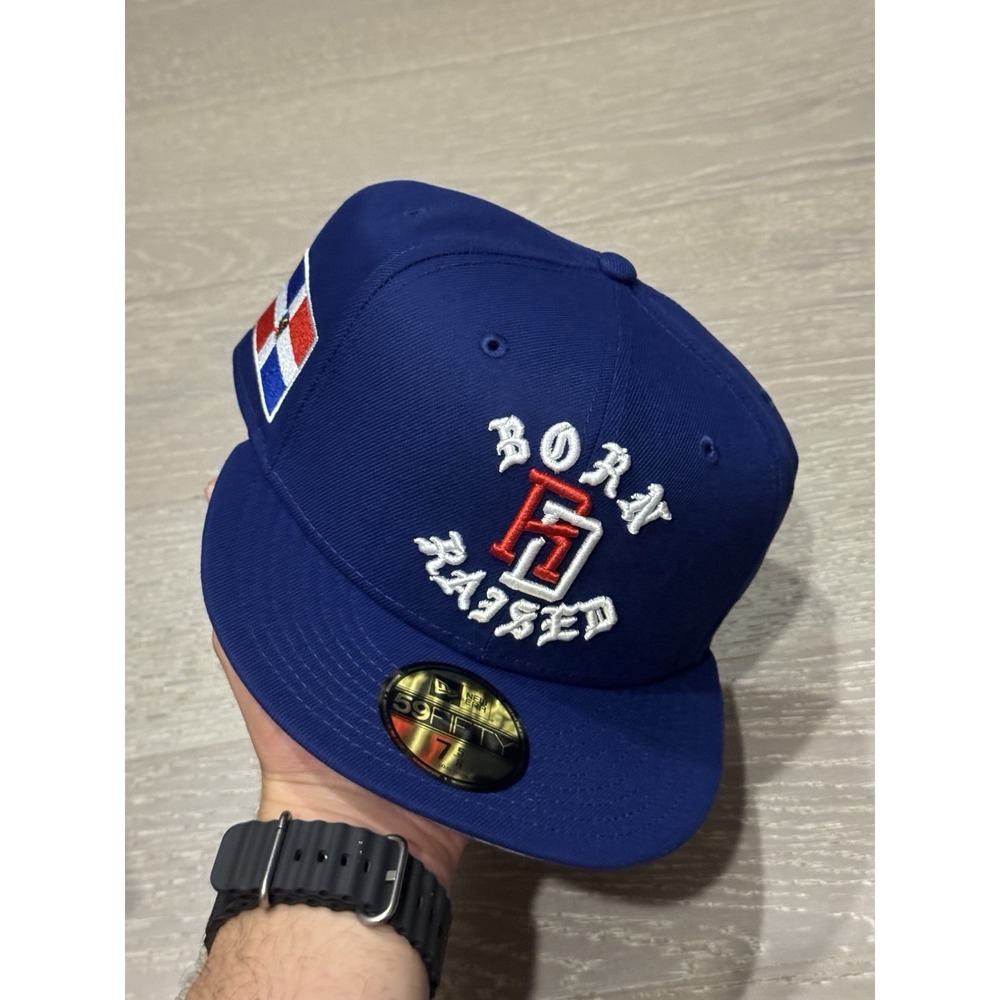 7 5/8 Dominican Republic New Era Born x Raised 2026 WBC 59FIFTY Fitted BLUE